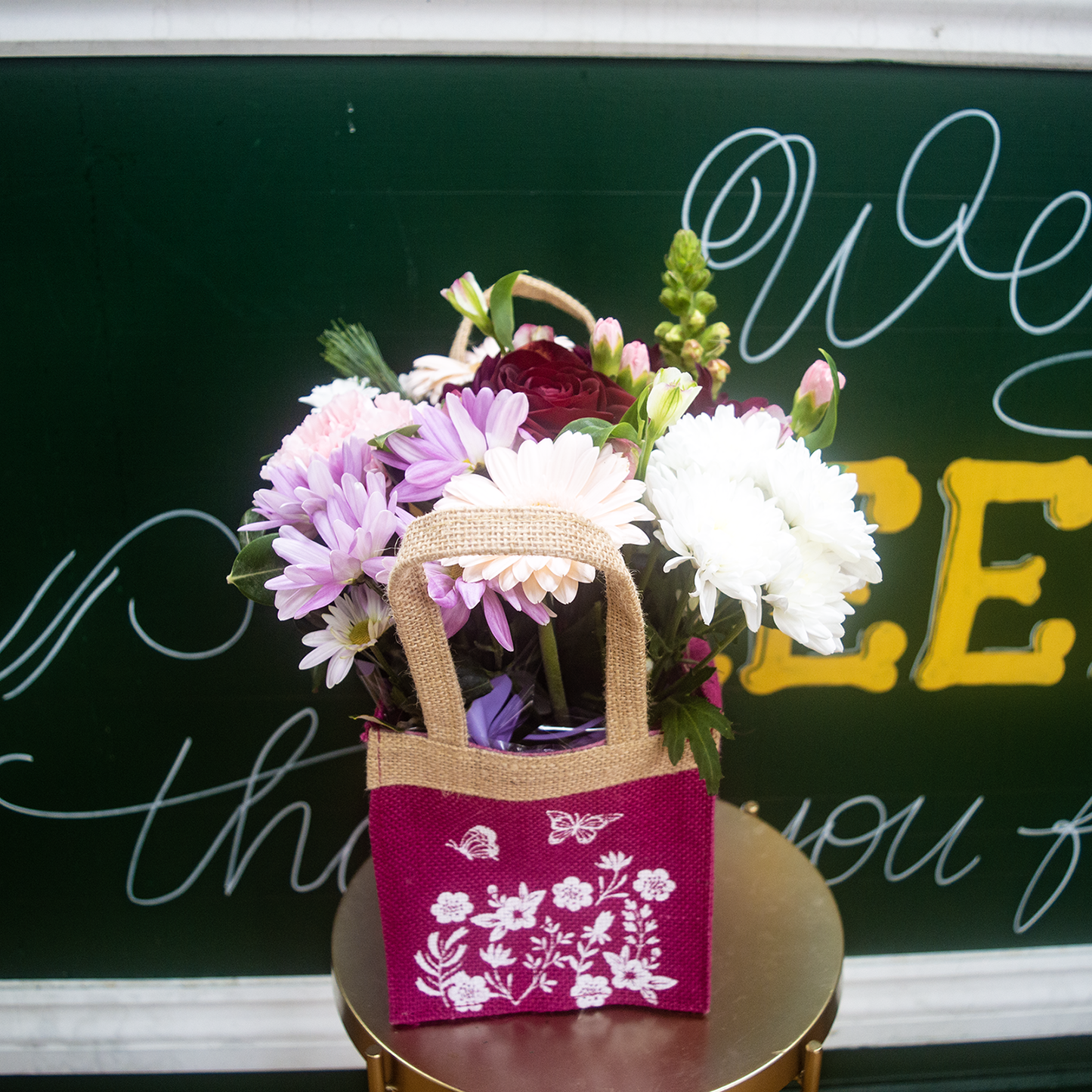 Bag Arrangement of Flowers