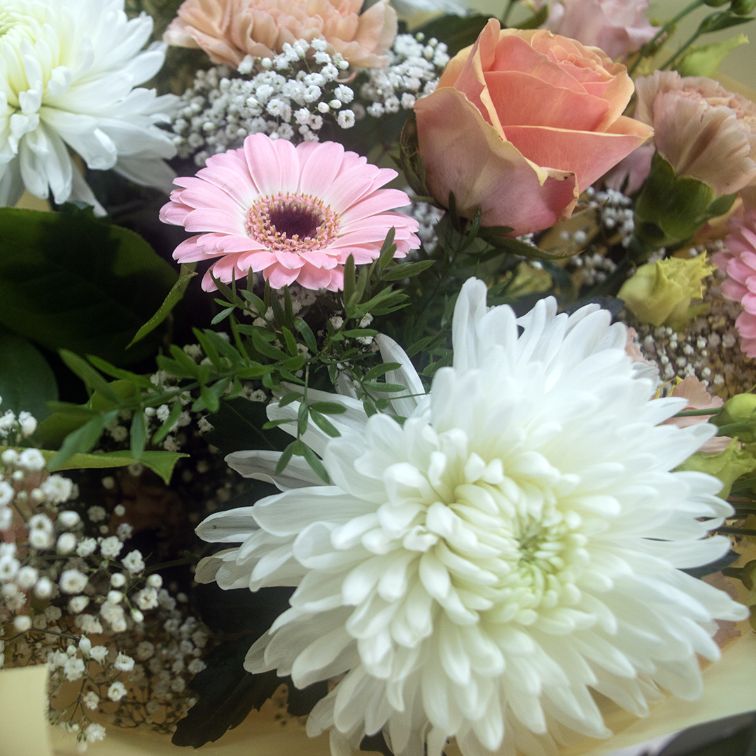 Pastel Box of Flowers