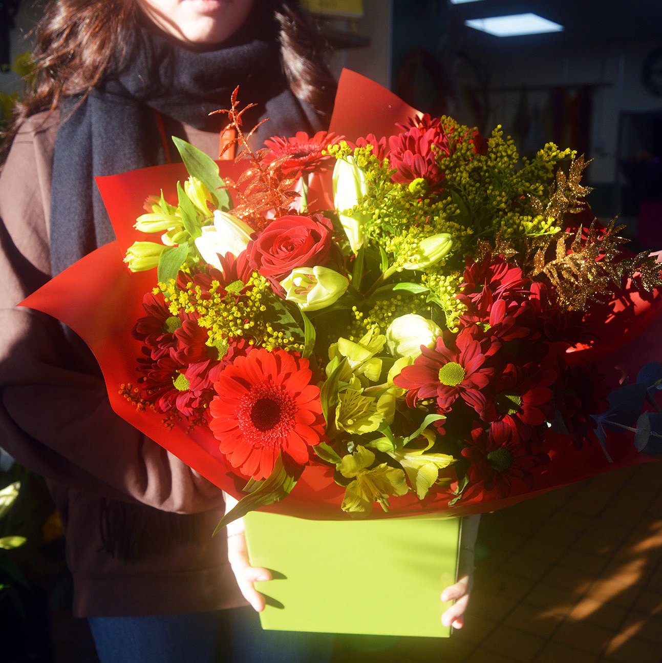 Christmas Box of Flowers