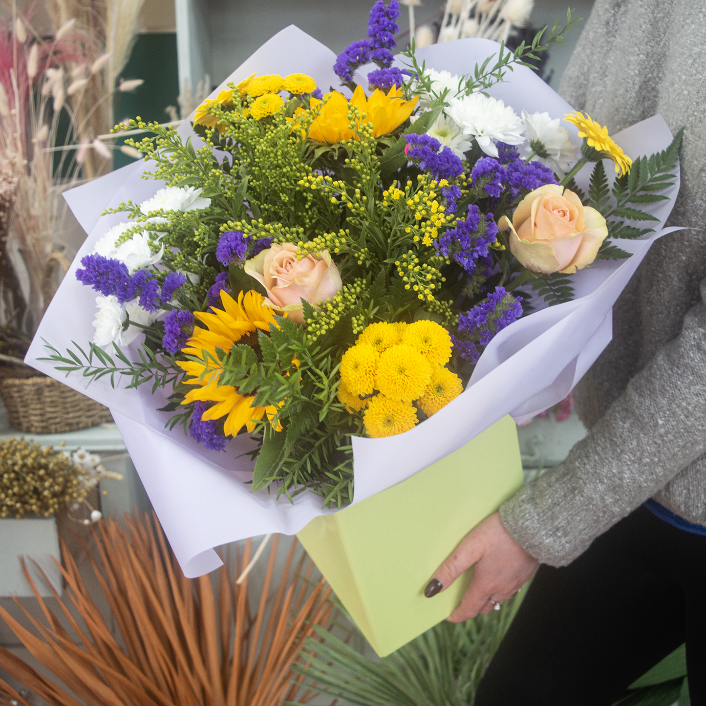 Seasonal Box of Flowers